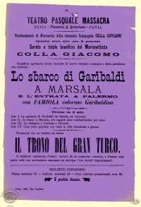 Lo sbarco di Garibaldi a Marsala e l'entrata a Palermo con Famiola valoroso garibaldino 