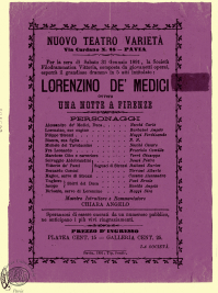 Lorenzino de' Medici, ovvero Una notte a Firenze 
