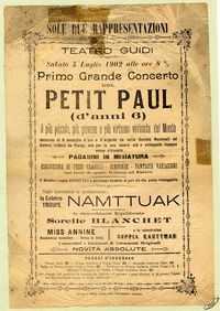 Primo grande concerto del petit Paul