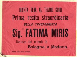 Fatima Miris. Biglietto d'invito